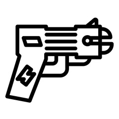 Stun Gun Icon Style