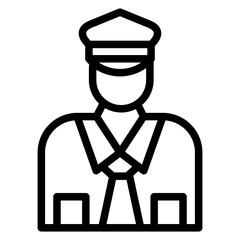 Policeman Icon Style