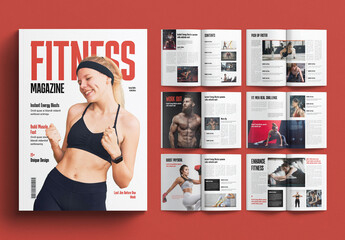 Fitness Magazine Template