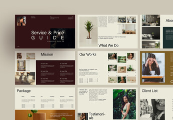 Services & Pricing Guide Presentation Template