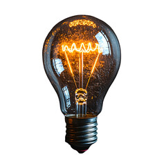 a light bulb that is glowing on a black background