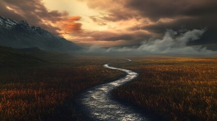 Misty Mountain Stream
