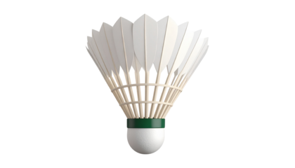  shuttlecock isolated on transparent background