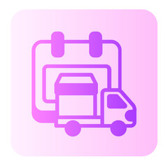 schedule gradient icon