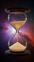 Cosmic Hourglass, Universe Sands, Time Passing Concept