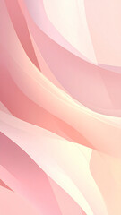 Minimal abstract background for mobile app, vertical orientation, soft flowing shapes with warm tones light pink and beige, smooth gradients, subtle texture, clean design, empty space for UI elements.