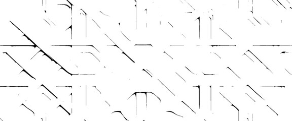 Vector black and white scratches surfaces texture design.	