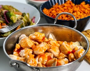 sweet and sour chicken chinese food