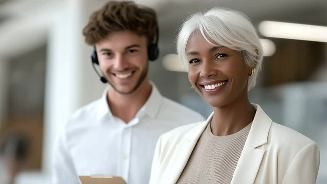 Professional Black Woman Manager Giving Feedback to Intern