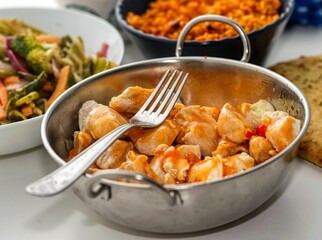 sweet and sour chicken meal