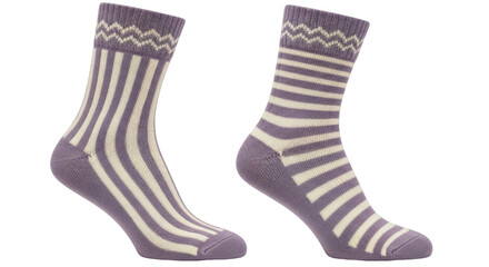 Isolated Striped Socks