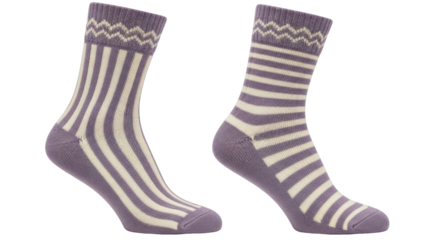Isolated Striped Socks