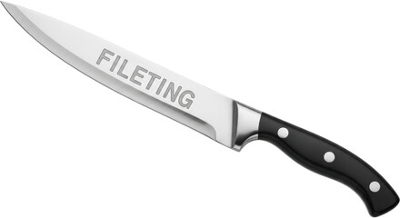 Isolated Fileting Knife