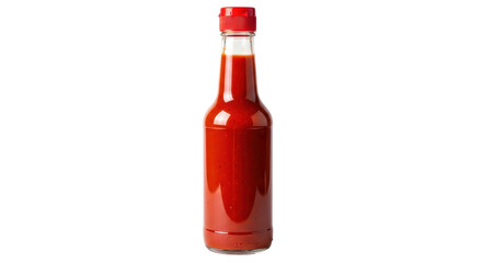 Isolated Hot Sauce Bottle