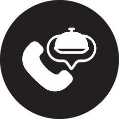 phone call glyph icon