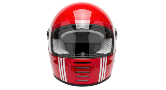 Isolated Racing Helmet
