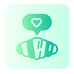 favorite food gradient icon