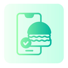 order food gradient icon