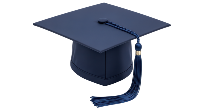 Isolated Graduation Cap