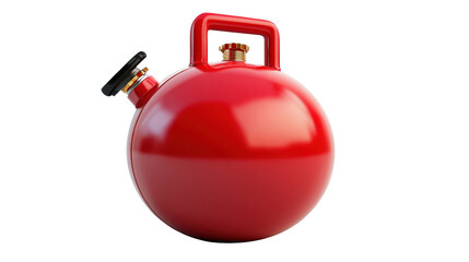 Gas tank isolated with soft shadows and natural lighting Transparent background, PNG