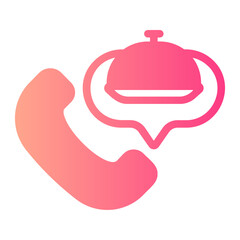 phone call gradient icon