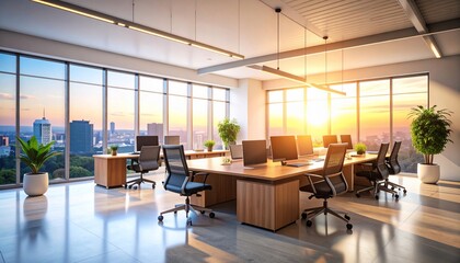 Stunning Sunset View Office Space