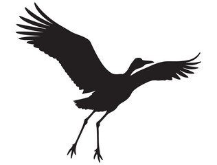 CRANE BIRD SILHOUETTE
