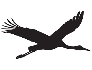 CRANE BIRD SILHOUETTE