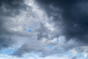 Sky covered with clouds.