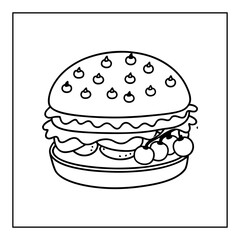 food coloring pages for kids
