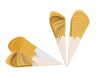 Roti jam roll wrapped in paper.