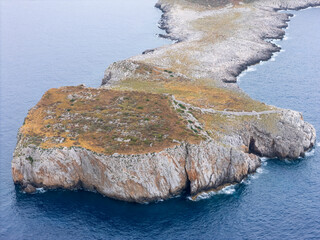Mani Peninsula Aerial Drone Videos Tigani Castle