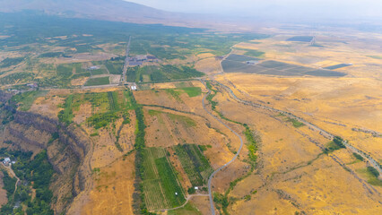 Aerial view of little villages