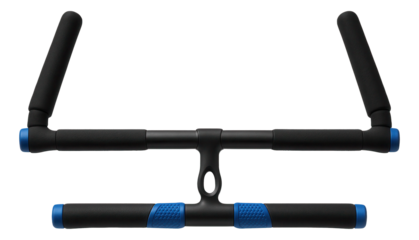 Control bar with neoprene-covered handles for cold-weather kiteboarding