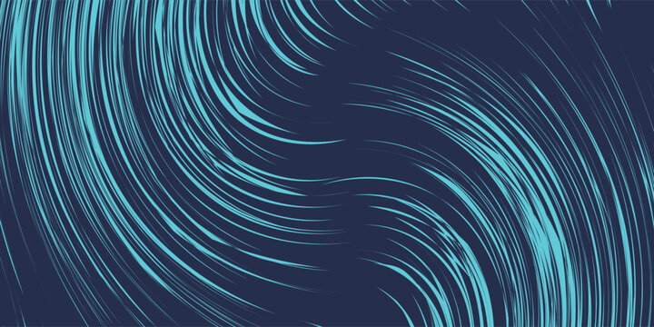 Abstract blue banner design vector, dynamic sporty horizontal background template for media promotion or web banner