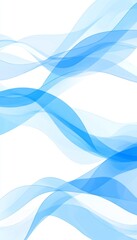 Fototapeta premium Gentle Waves of Health and Vitality Flowing in Abstract Blue and White Patterns for Modern Design
