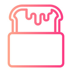 toast gradient icon
