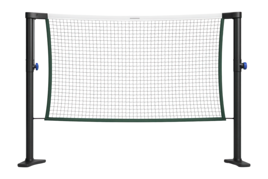 Outdoor badminton net with weather-resistant nylon for garden matches