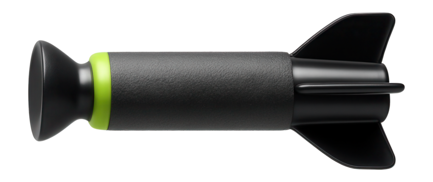 Foam dart with suction cup tip for indoor target practice