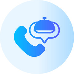 phone call gradient icon