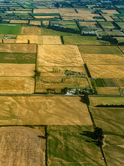 Agricultural fields near Methven, Canterbury, South Island, New Zealand, Oceania.