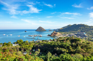 Islands Monkey and Kukusan Kecil, Labuan Bajo, Ost Nusa Tenggara, Flores, Indonesia, Southeast Asia.