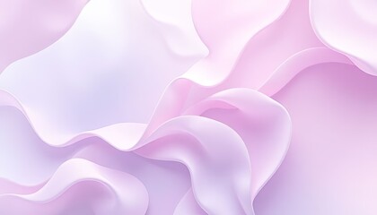 Obraz premium Soft Pink Fabric Flowing Abstract Background Design Element