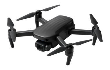 Quadcopter UAV with foldable arms and integrated camera gimbal