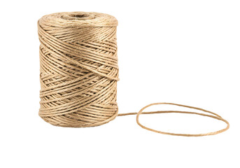 Natural Fiber Twine A Simple Elegance isolated on transparent baackground