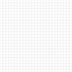 Squared wide black grid paper. Mathematics pattern. Notebook sheet blank. Vector