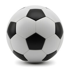 Fototapeta premium Soccer Ball on White Background