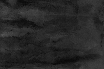 Abstract black watercolor background texture