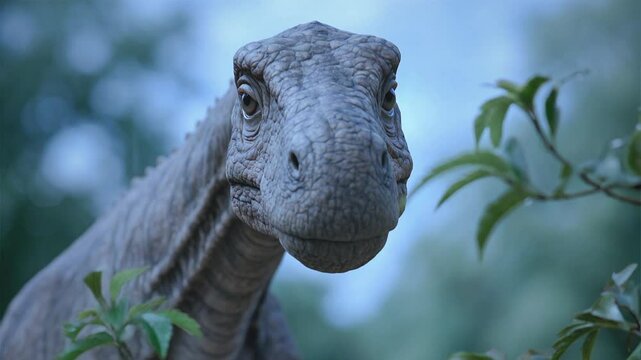 Portrait of a diplodocus