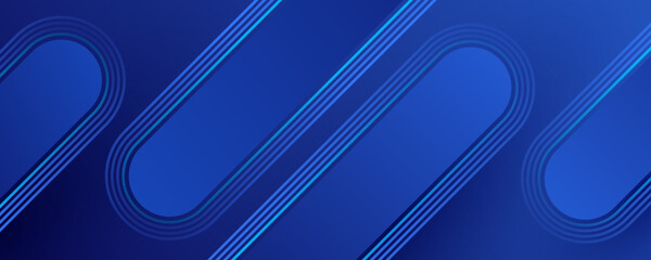 Blue linear background with gradient lines. 